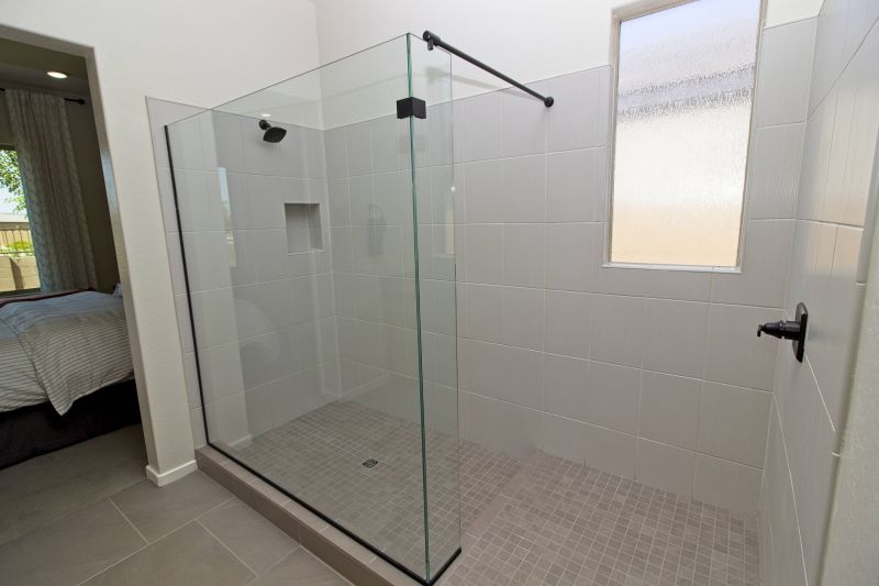 Corner Shower with Bi-Fold Door
